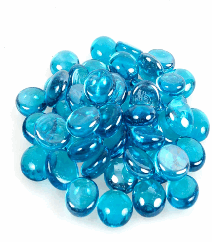 Blue Glass Gems Stones