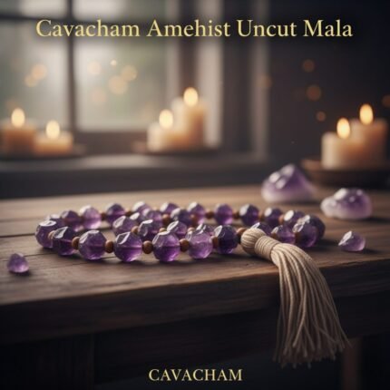 Cavacham Amethyst Uncut Mala