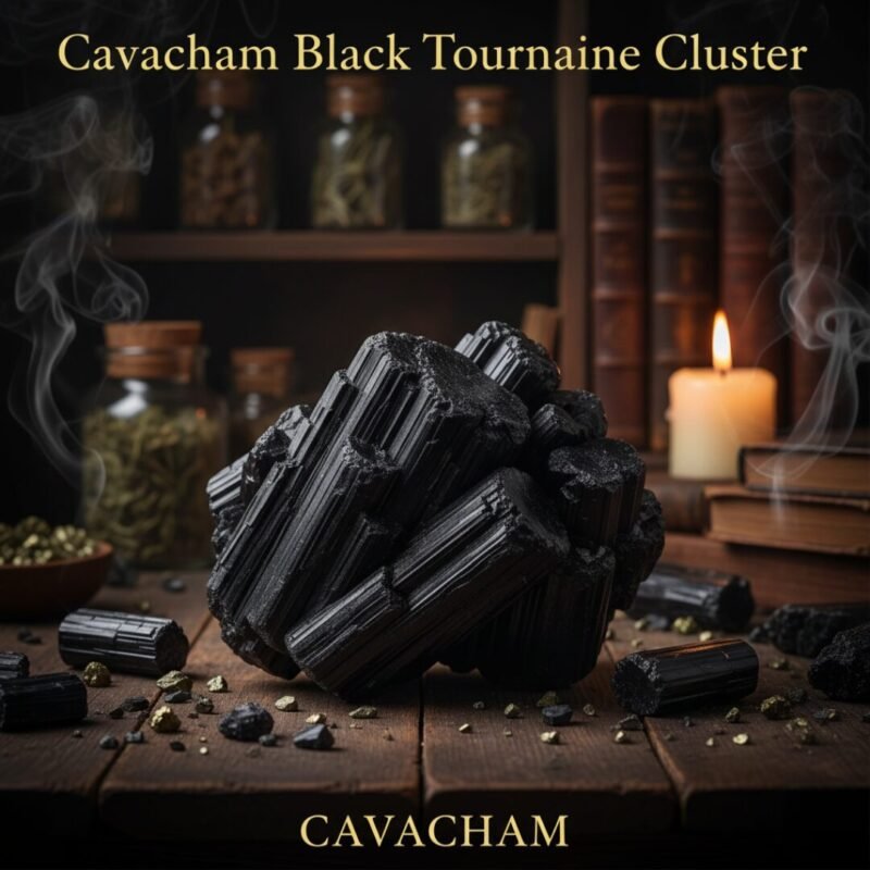 Cavacham Black Tourmaline Cluster