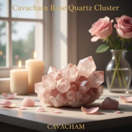 Cavacham Rose Quartz Cluster.