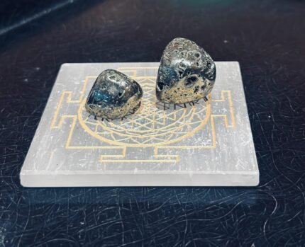 Cavacham Pyrite + Selenite Frame