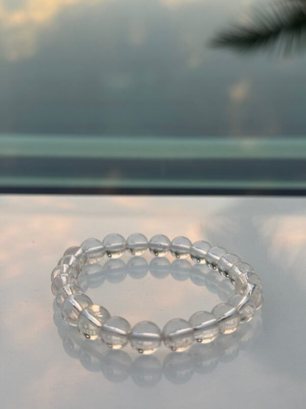 Benefits of Cavacham Selenite Bracelet The Cavacham Selenite Bracelet is a crystal of purity, cleansing, and divine connection. Known as the “Light Stone,” Selenite carries high vibrational energy that clears negativity and promotes spiritual growth. It helps purify your aura, balance emotions, and strengthen intuition, making it ideal for meditation and energy healing. Selenite is one of the few crystals that can cleanse other stones, radiating pure white light energy. Wearing this bracelet helps remove energy blockages, calm the mind, and bring clarity to your thoughts — creating a deep sense of peace and protection. How to Wear: Wear the bracelet on your left hand to receive its purifying and healing energy throughout the day. It will help cleanse your aura, remove energetic clutter, and maintain emotional balance. Which Day: The best day to start wearing this bracelet is on a Monday morning, as it aligns with the Moon’s soothing and healing energy, supporting emotional clarity and spiritual renewal. Charging Process: Selenite is a self-cleansing stone and doesn’t require frequent recharging. However, you can enhance its energy by placing it under moonlight for 1–2 hours or near a clear quartz cluster. Avoid water completely, as Selenite is a soft crystal and can dissolve when exposed to moisture. Why Our Product is Different: At Cavacham, each Selenite bracelet is crafted from 100% genuine natural stones, hand-polished to preserve its luminous energy. Every bracelet is energy-cleansed before dispatch, ensuring that you receive a product filled with positivity, peace, and divine purity. Affirmation: Cavacham Selenite Bracelet